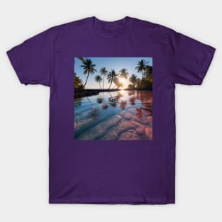 Volcanic Beach Paradise T-Shirt